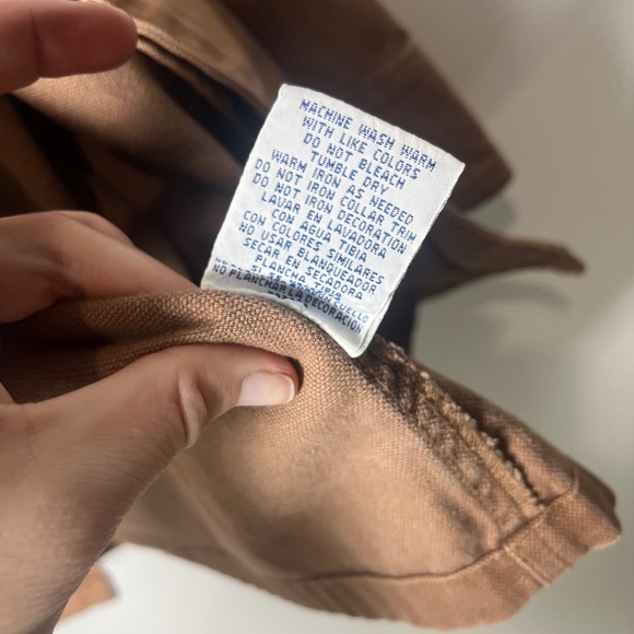 Arizona Barn Chore Jacket 90's Brown Mens Size Large - Picture 10 of 11